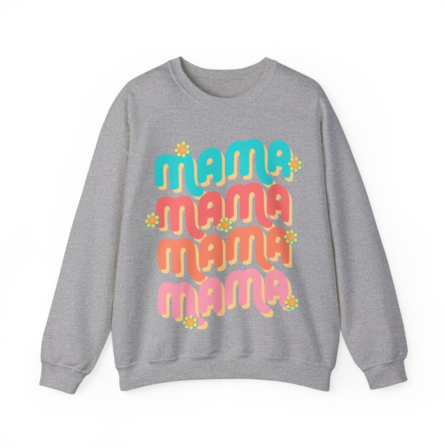 Mama Retro - Unisex Heavy Blend™ Crewneck Sweatshirt