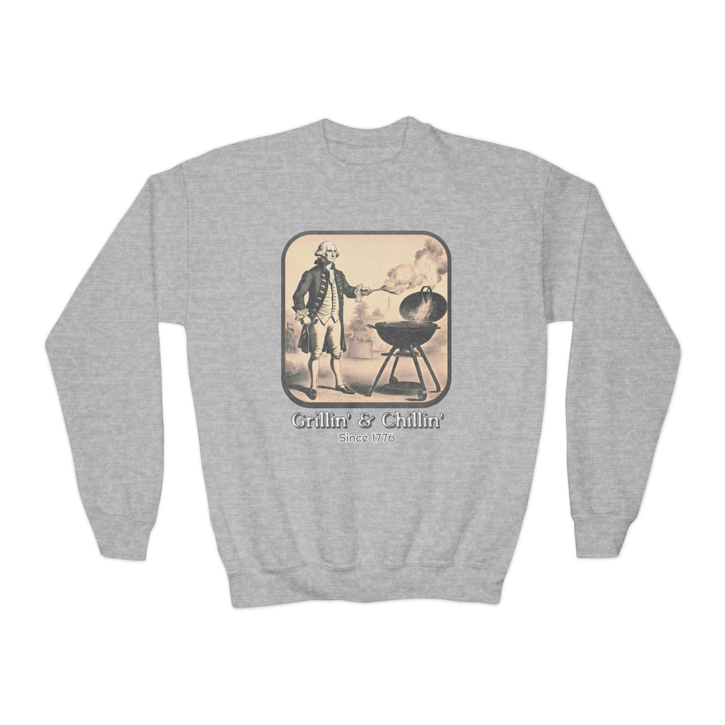 Grillin' & Chillin' - Youth Crewneck Sweatshirt