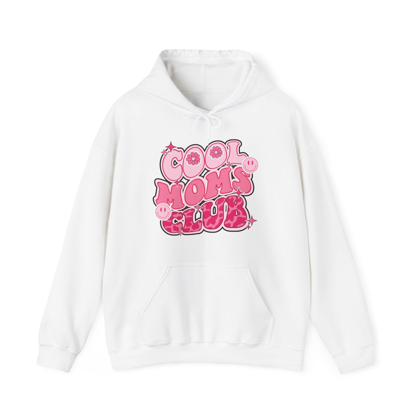 Cool Moms Club Pink - Unisex Heavy Blend™ Hooded Sweatshirt