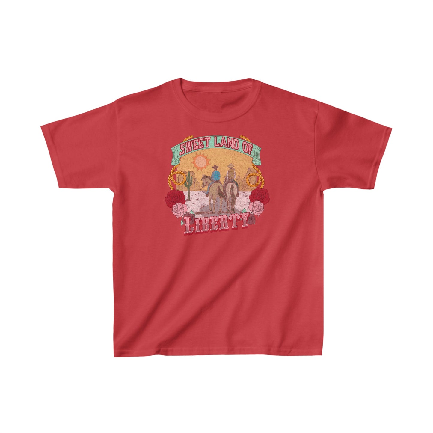 Sweet Land of Liberty - Kids Heavy Cotton™ Tee