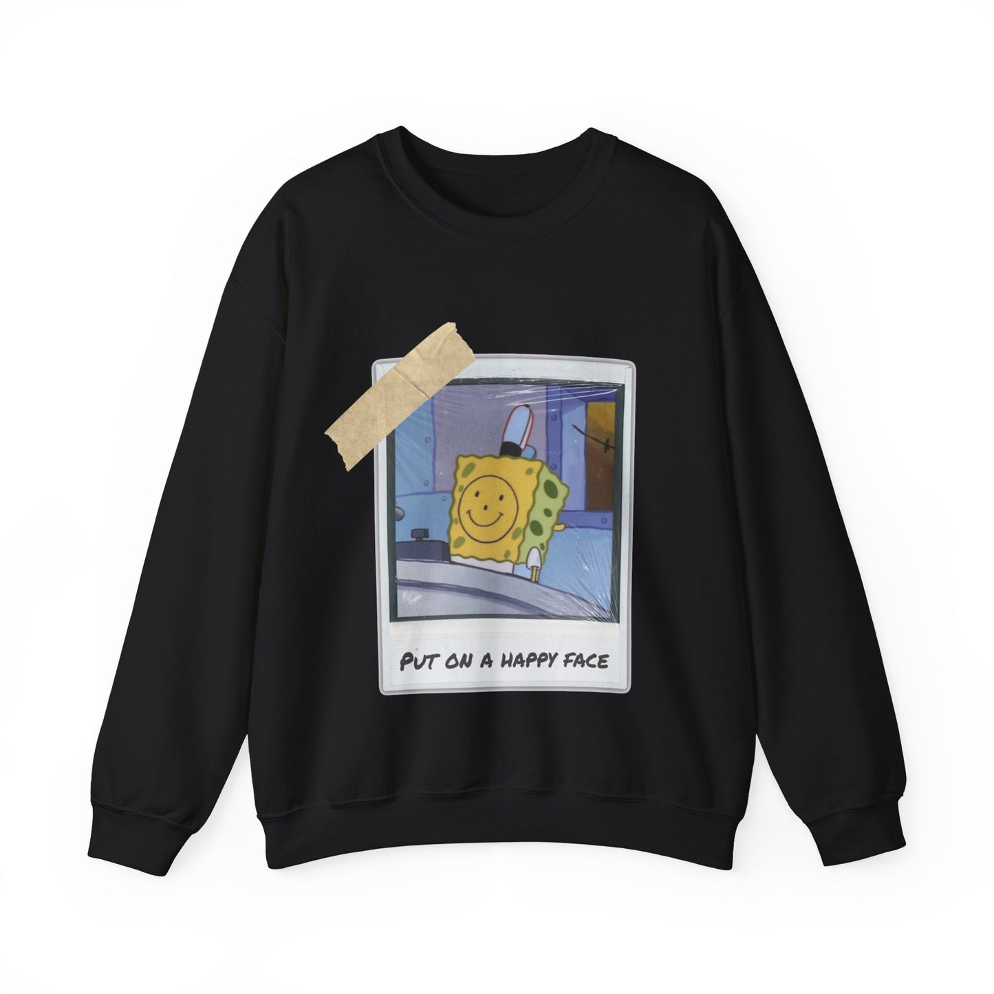 Put on a Happy Face - Unisex Heavy Blend™ Crewneck Sweatshirt