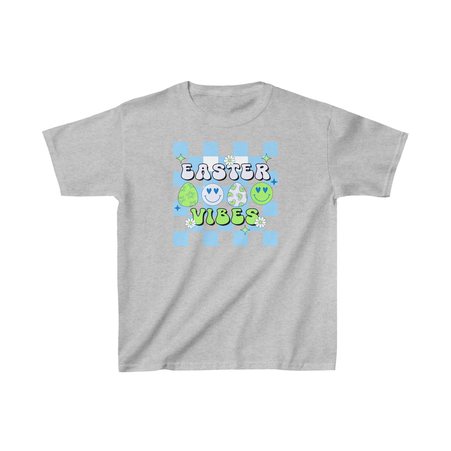 Easter Vibes Blue - Kids Heavy Cotton™ Tee