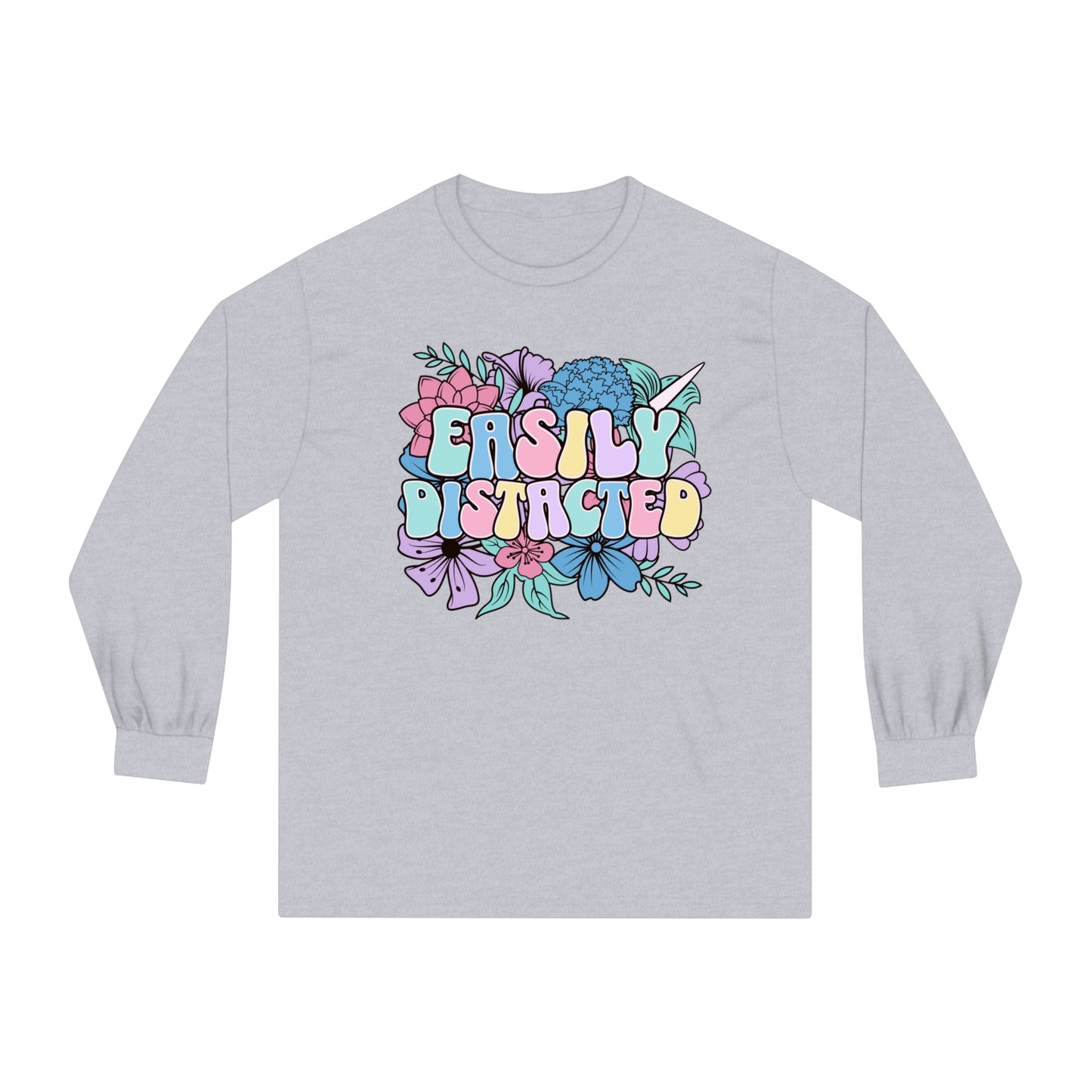 Easily Distracted - Unisex Classic Long Sleeve T-Shirt