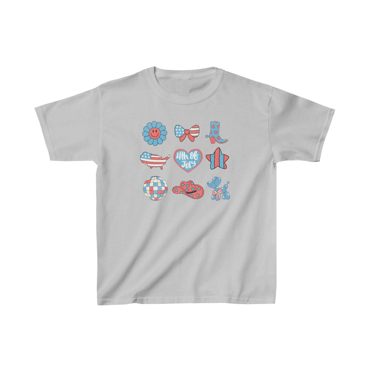 Fourth of July Collage - Kids Heavy Cotton™ Tee