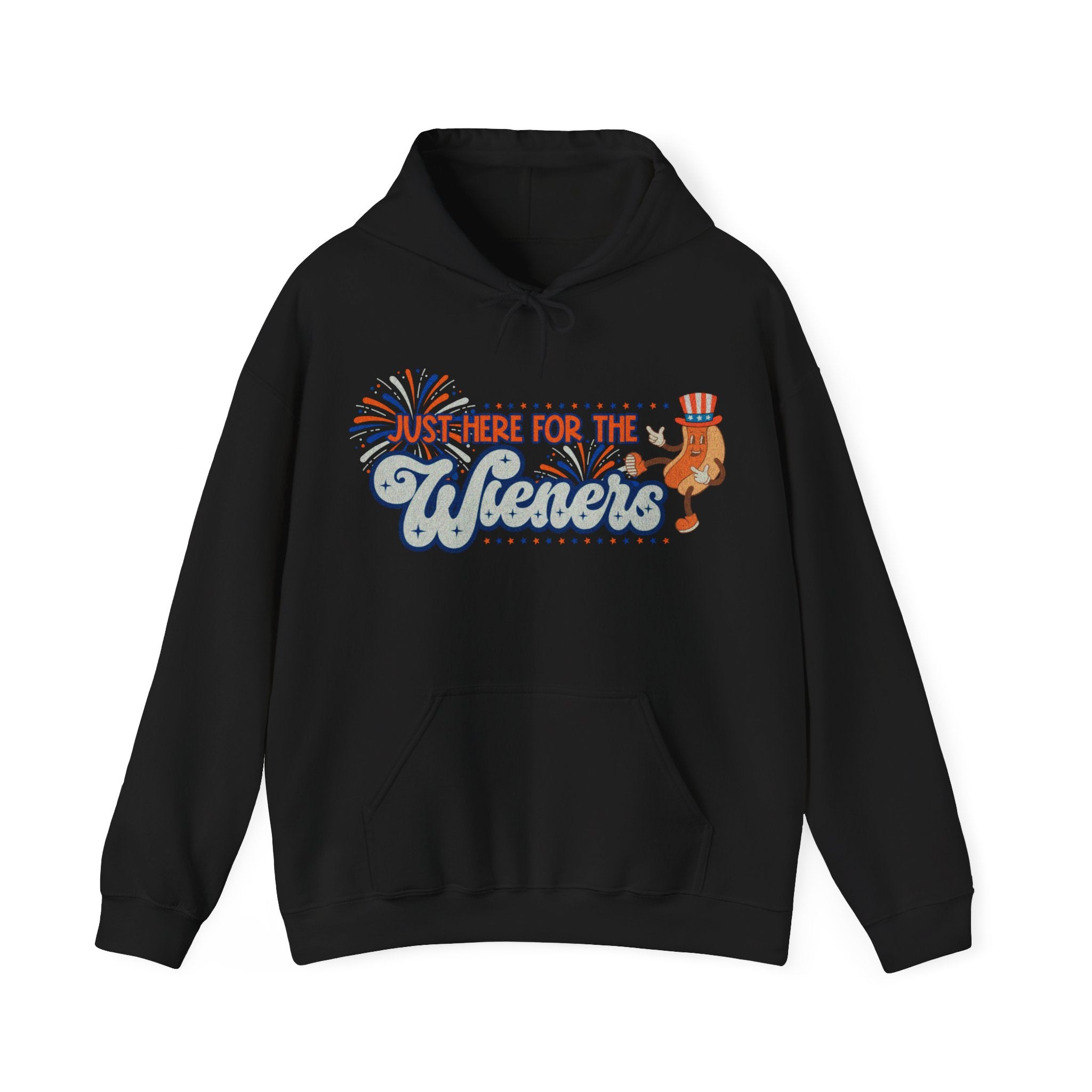 Just Here for the Wieners - Unisex Heavy Blend™ Hooded Sweatshirt