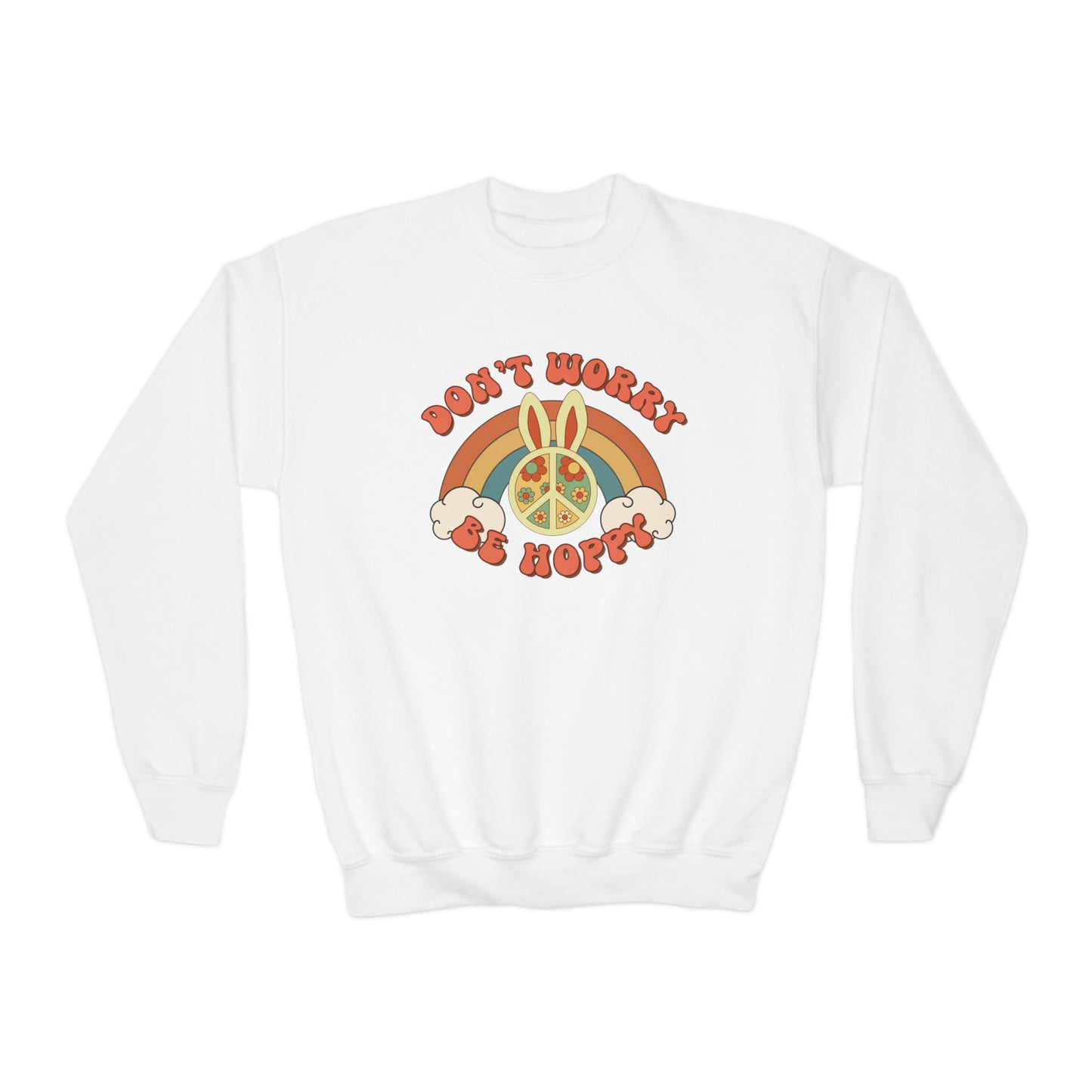 Don't Worry Be Hoppy - Youth Crewneck Sweatshirt