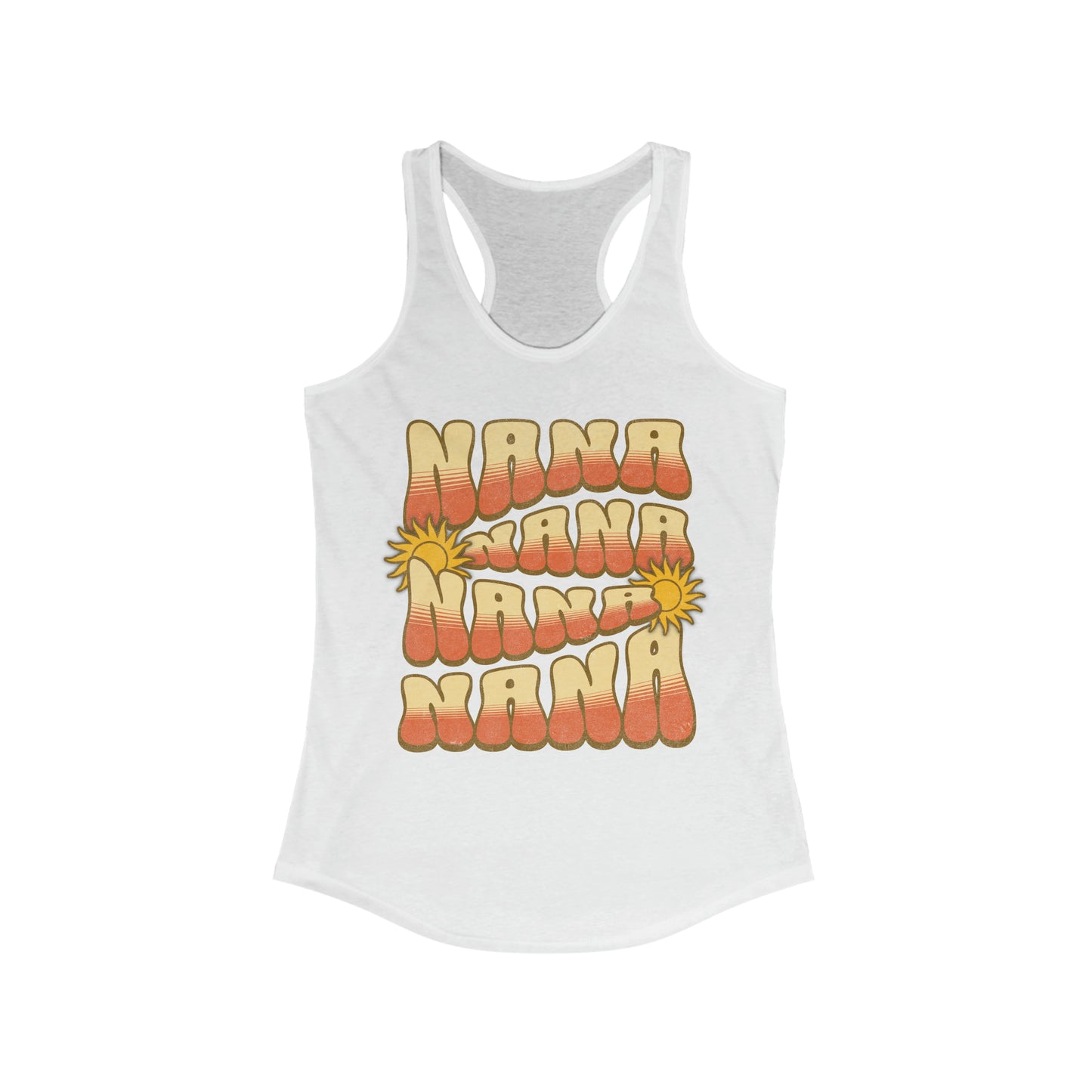 Groovy Nana - Women's Ideal Racerback Tank