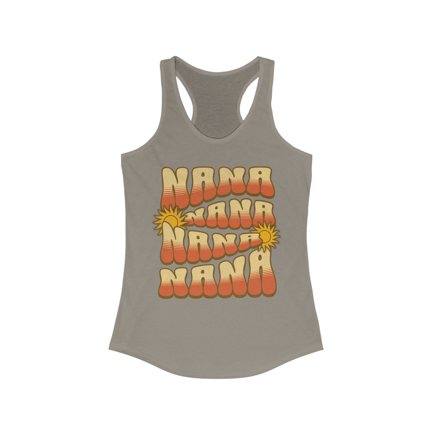 Groovy Nana - Women's Ideal Racerback Tank