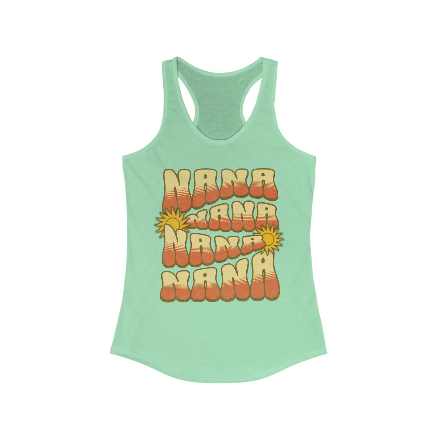 Groovy Nana - Women's Ideal Racerback Tank