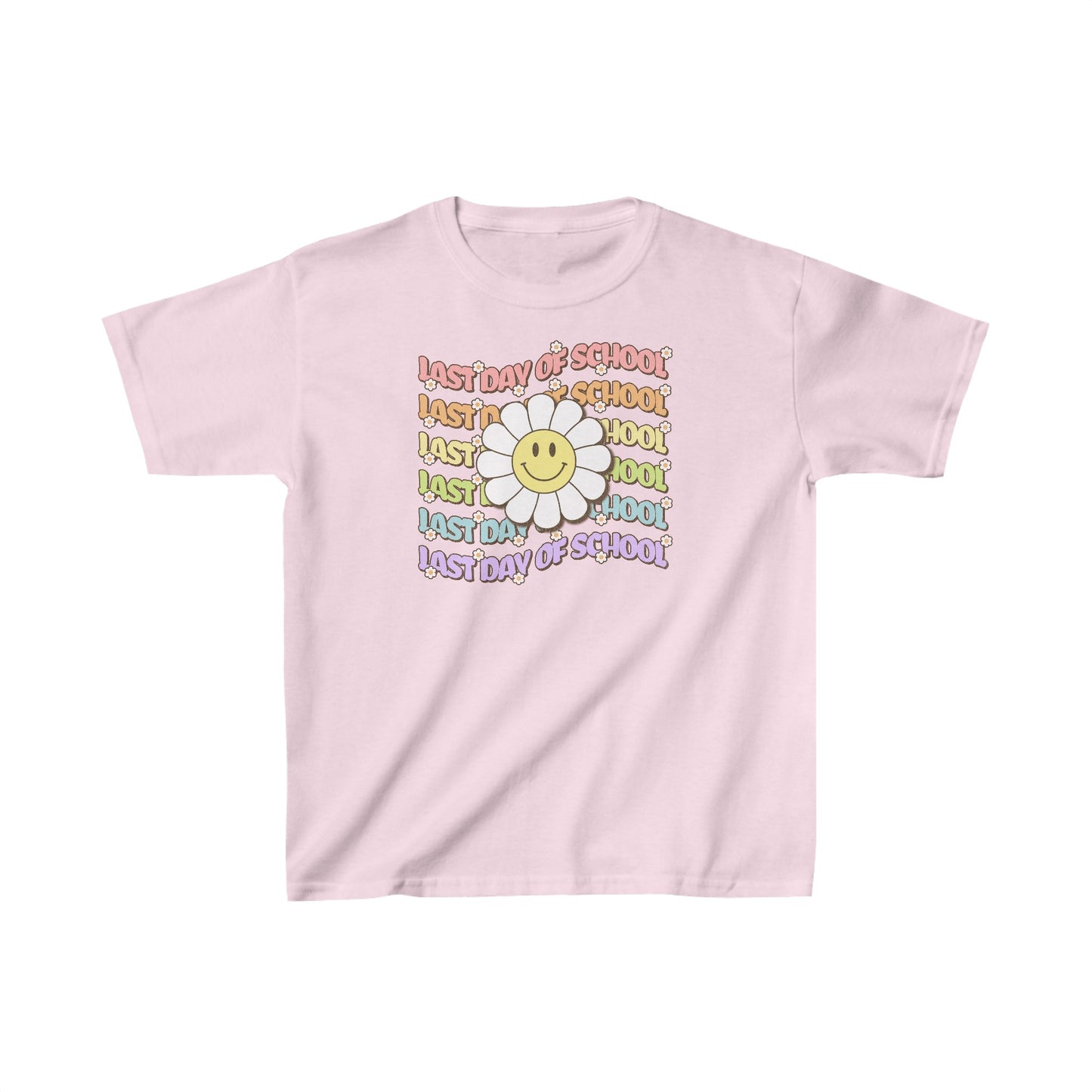 Last Day of School Groovy - Kids Heavy Cotton™ Tee