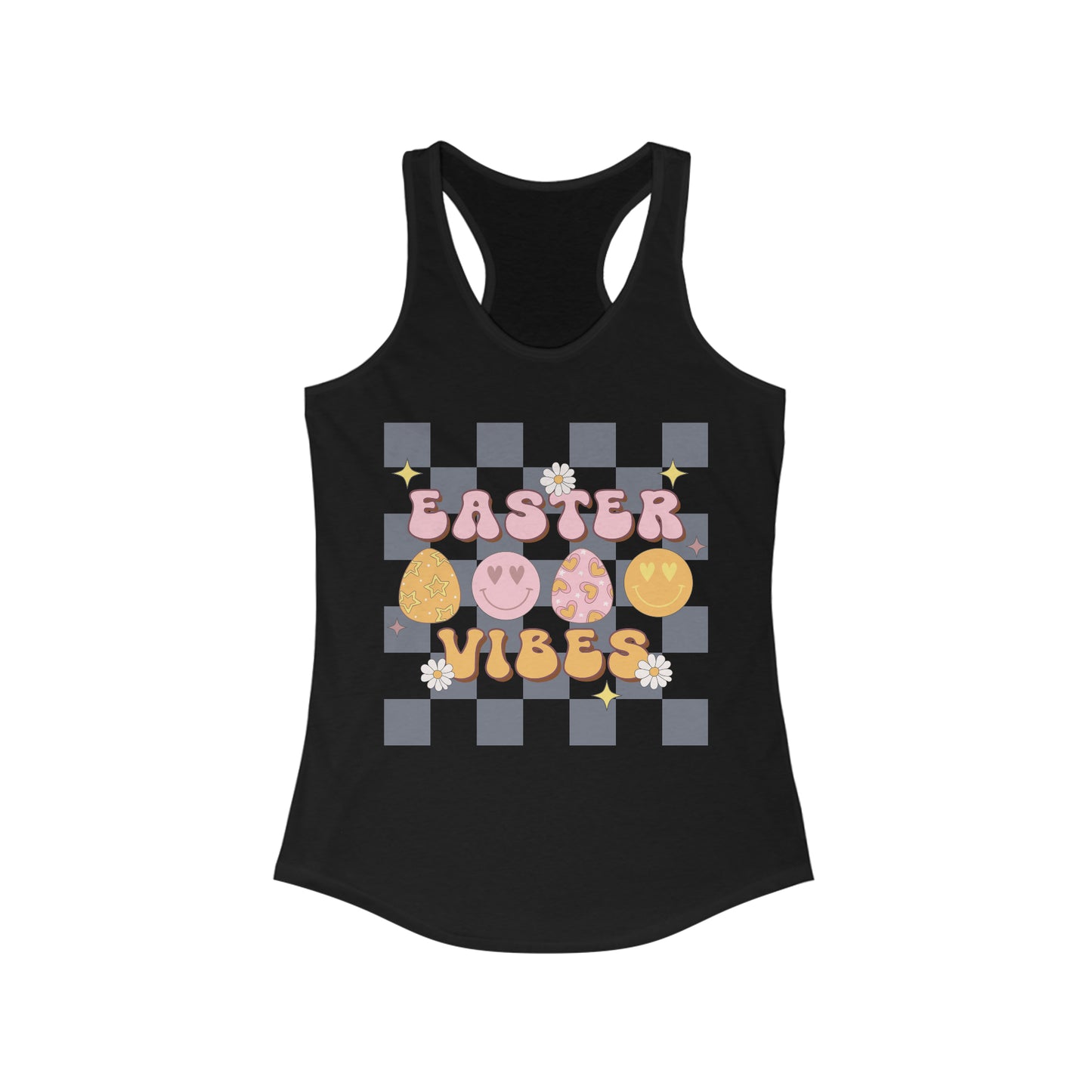 Easter Vibes Pink - Women's Ideal Racerback Tank