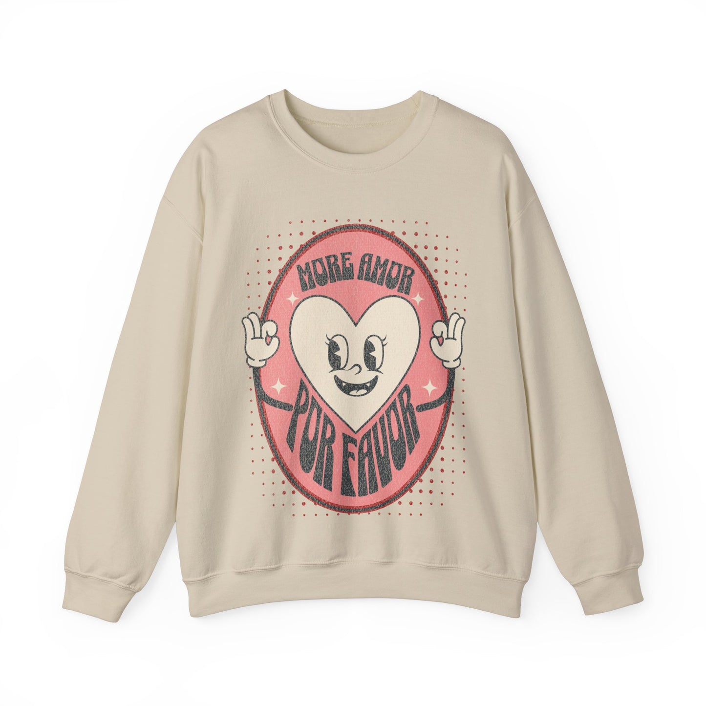 More Amor Por Favor - Unisex Heavy Blend™ Crewneck Sweatshirt