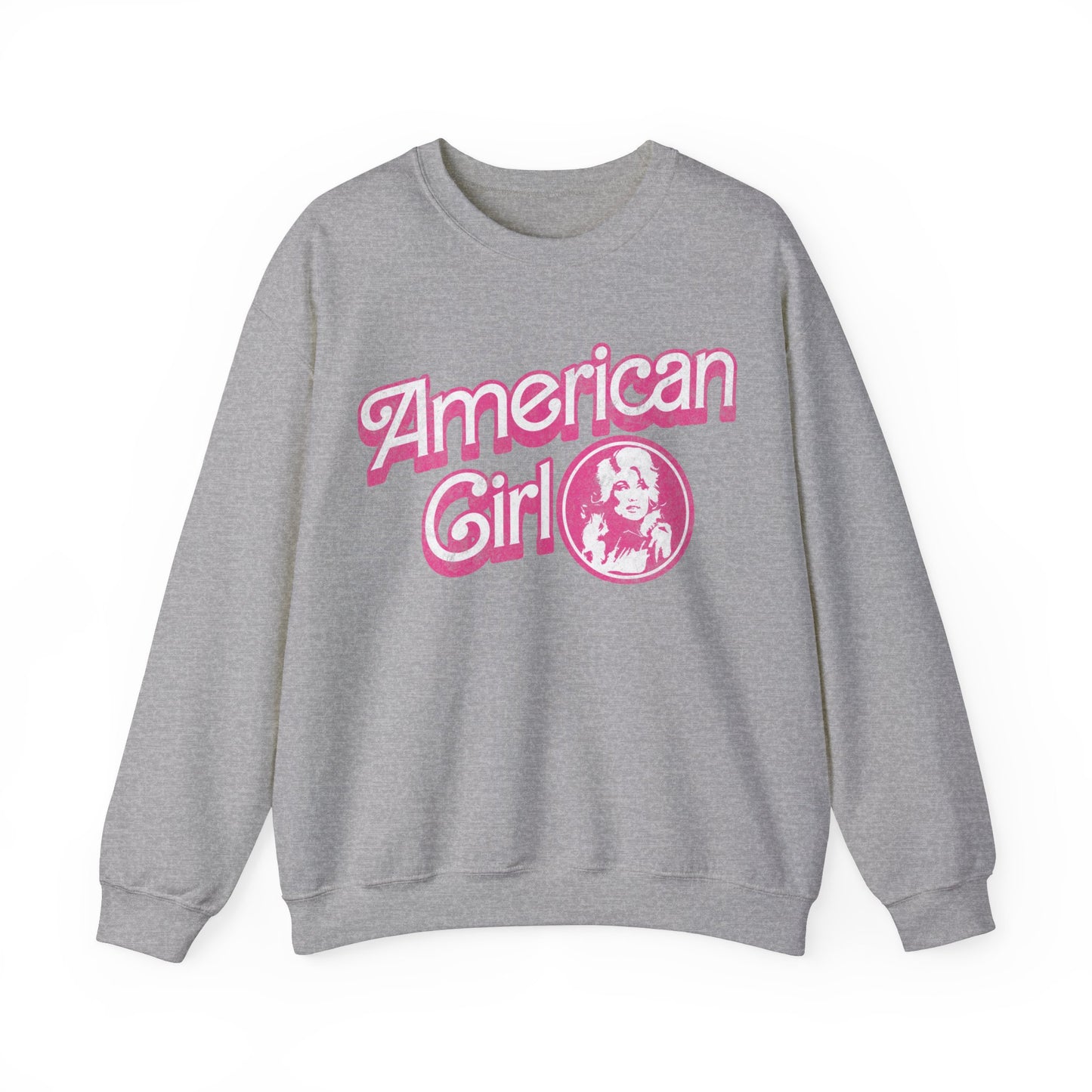 American Girl - Unisex Heavy Blend™ Crewneck Sweatshirt