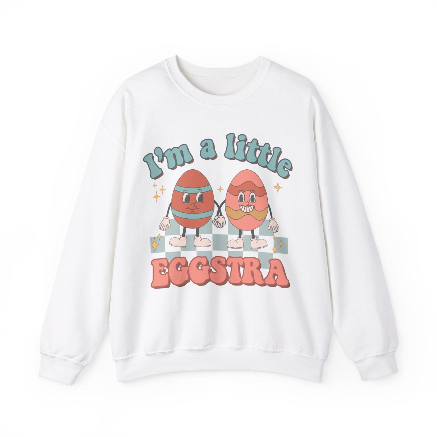 I’m A Little Eggstra - Unisex Heavy Blend™ Crewneck Sweatshirt