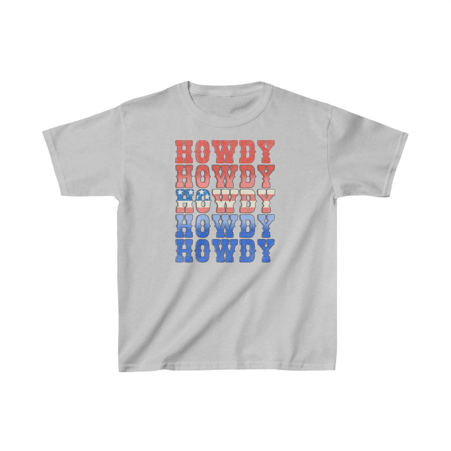 Howdy Fouth of July - Kids Heavy Cotton™ Tee