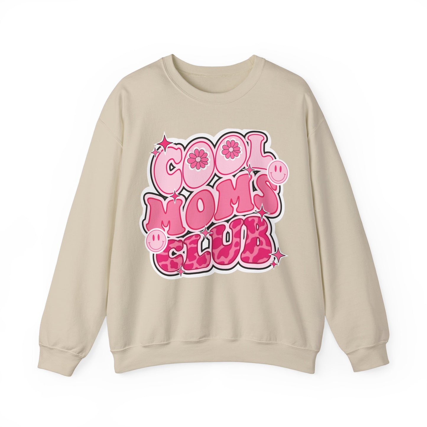 Cool Moms Club Pink - Unisex Heavy Blend™ Crewneck Sweatshirt