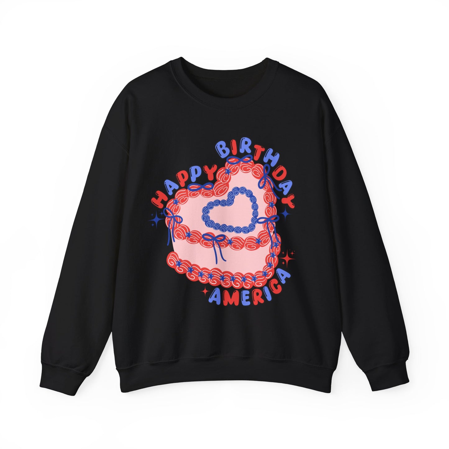 Happy Birthday, America - Unisex Heavy Blend™ Crewneck Sweatshirt