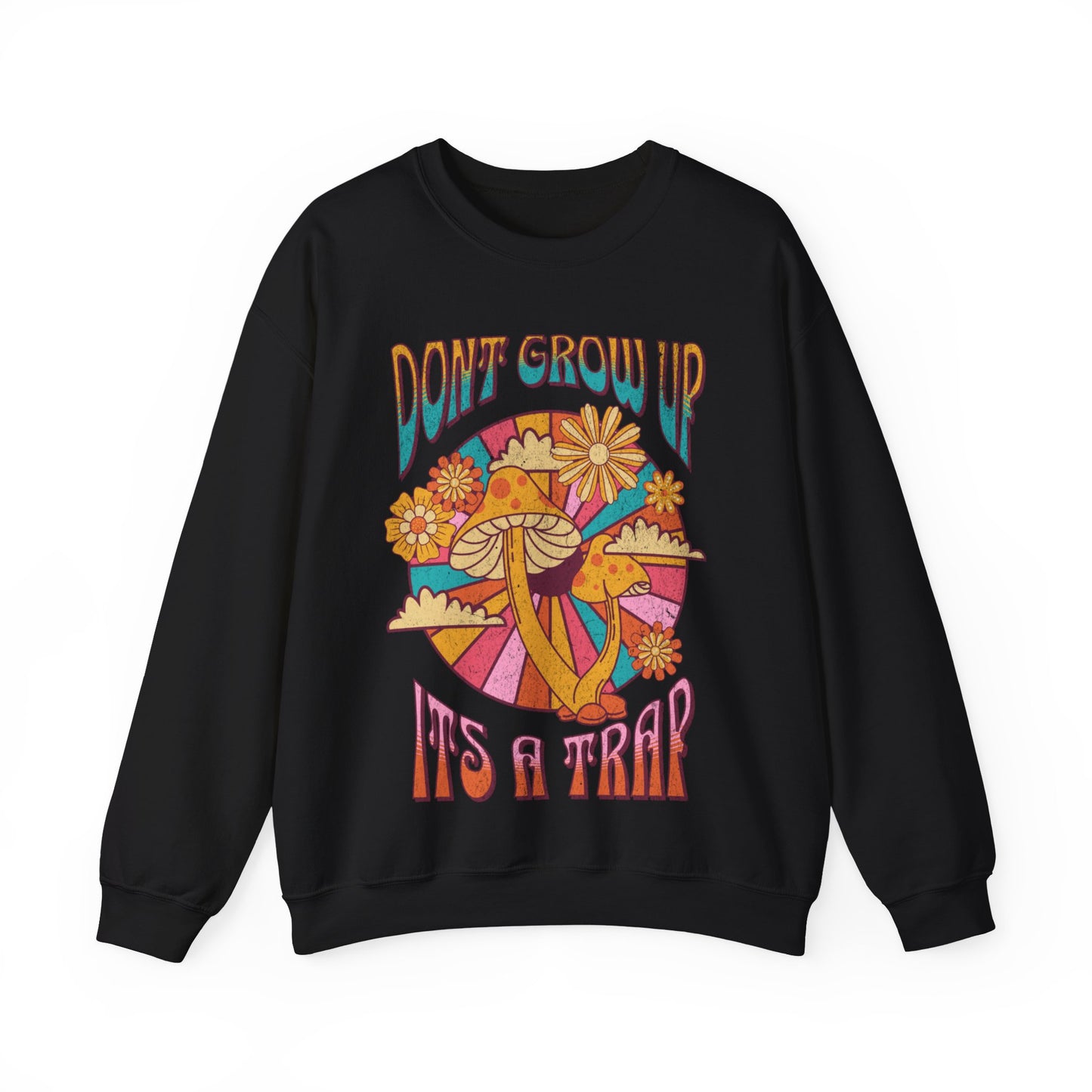 Don’t Grow Up, It’s a Trap - Unisex Heavy Blend™ Crewneck Sweatshirt