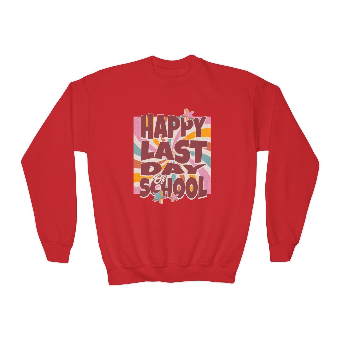 Happy Last Day of School - Youth Crewneck Sweatshirt