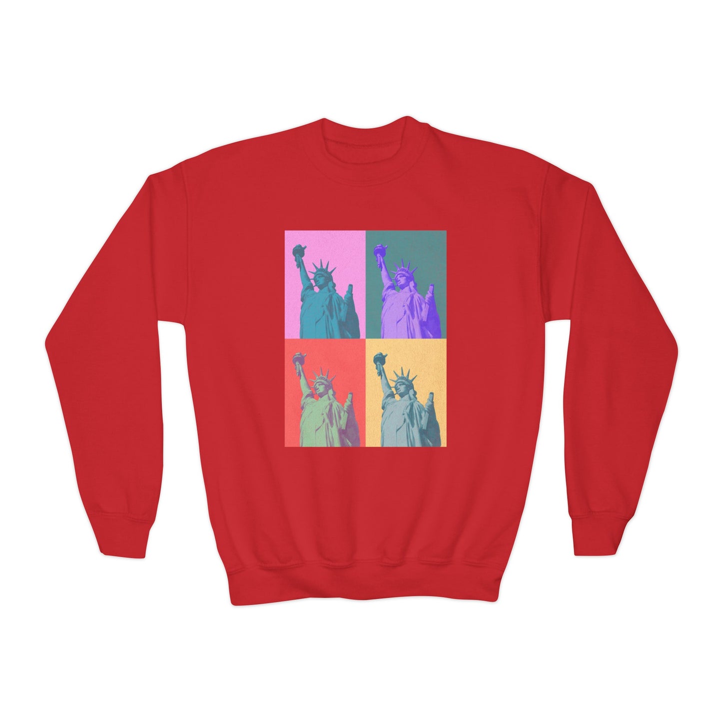 Statue of Liberty - Youth Crewneck Sweatshirt