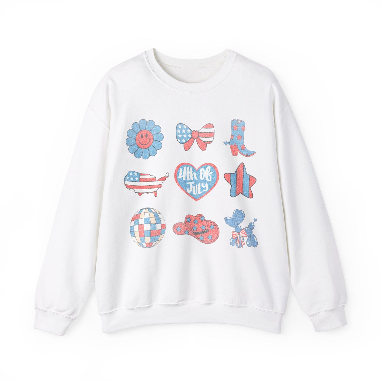 Fourth of July Collage - Unisex Heavy Blend™ Crewneck Sweatshirt