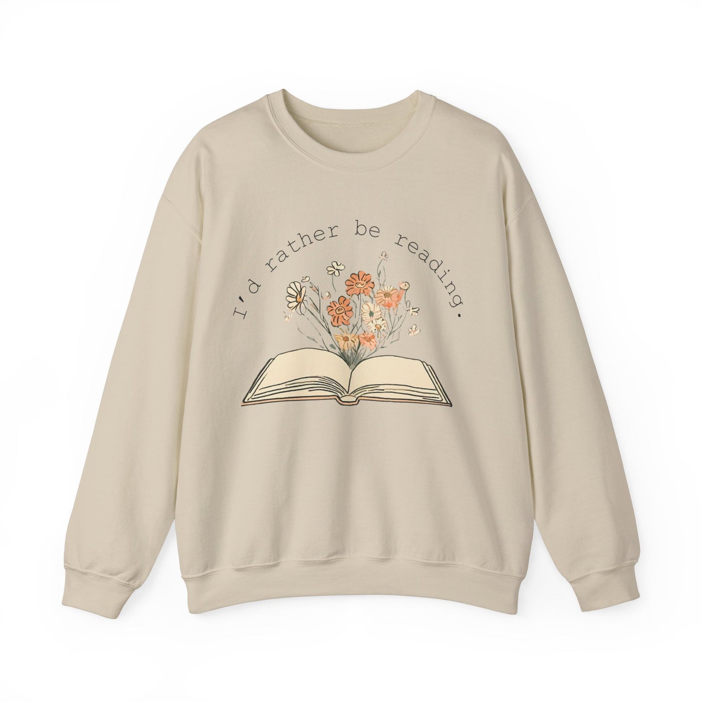 I’d Rather Be Reading - Unisex Heavy Blend™ Crewneck Sweatshirt