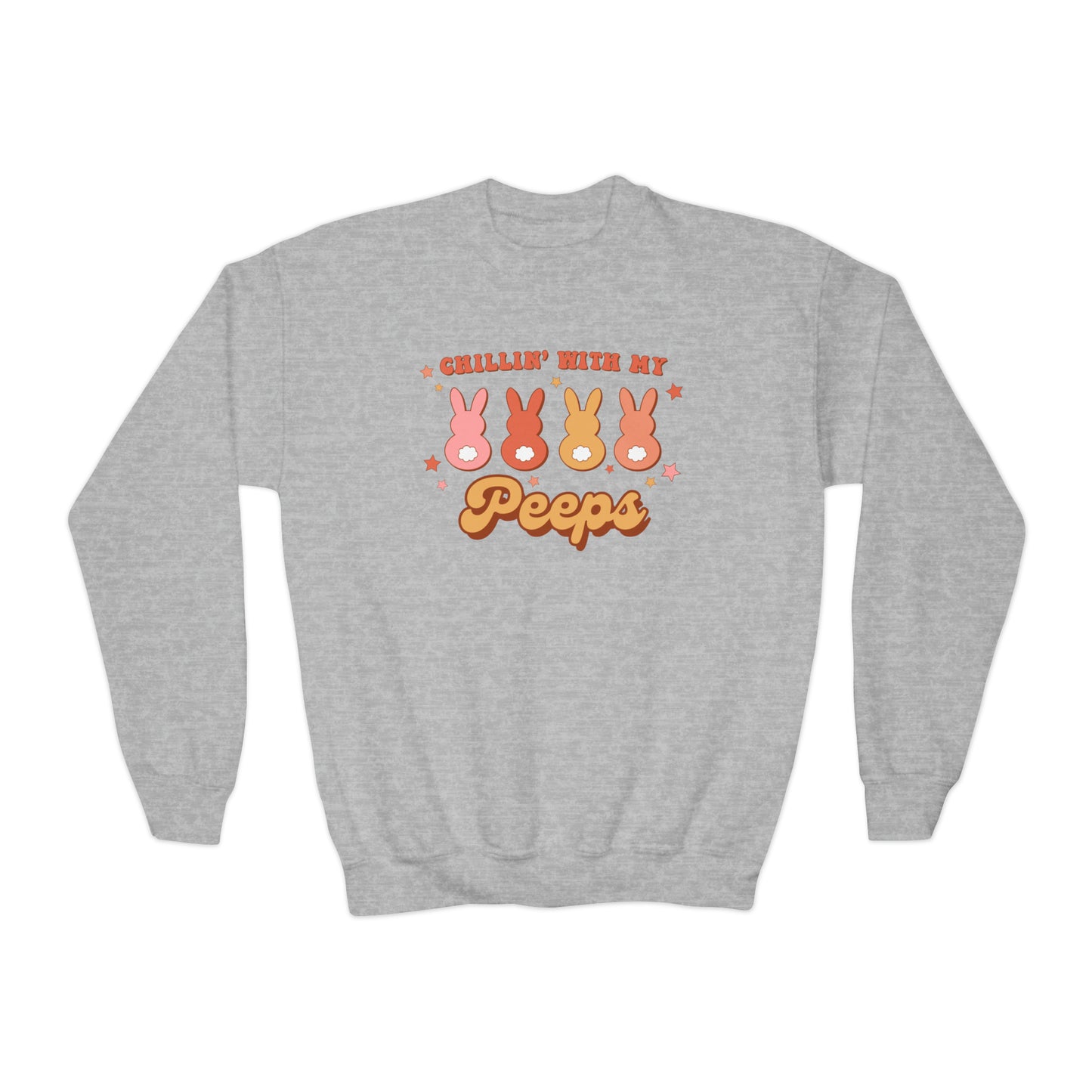 Chillin' with my Peeps - Youth Crewneck Sweatshirt