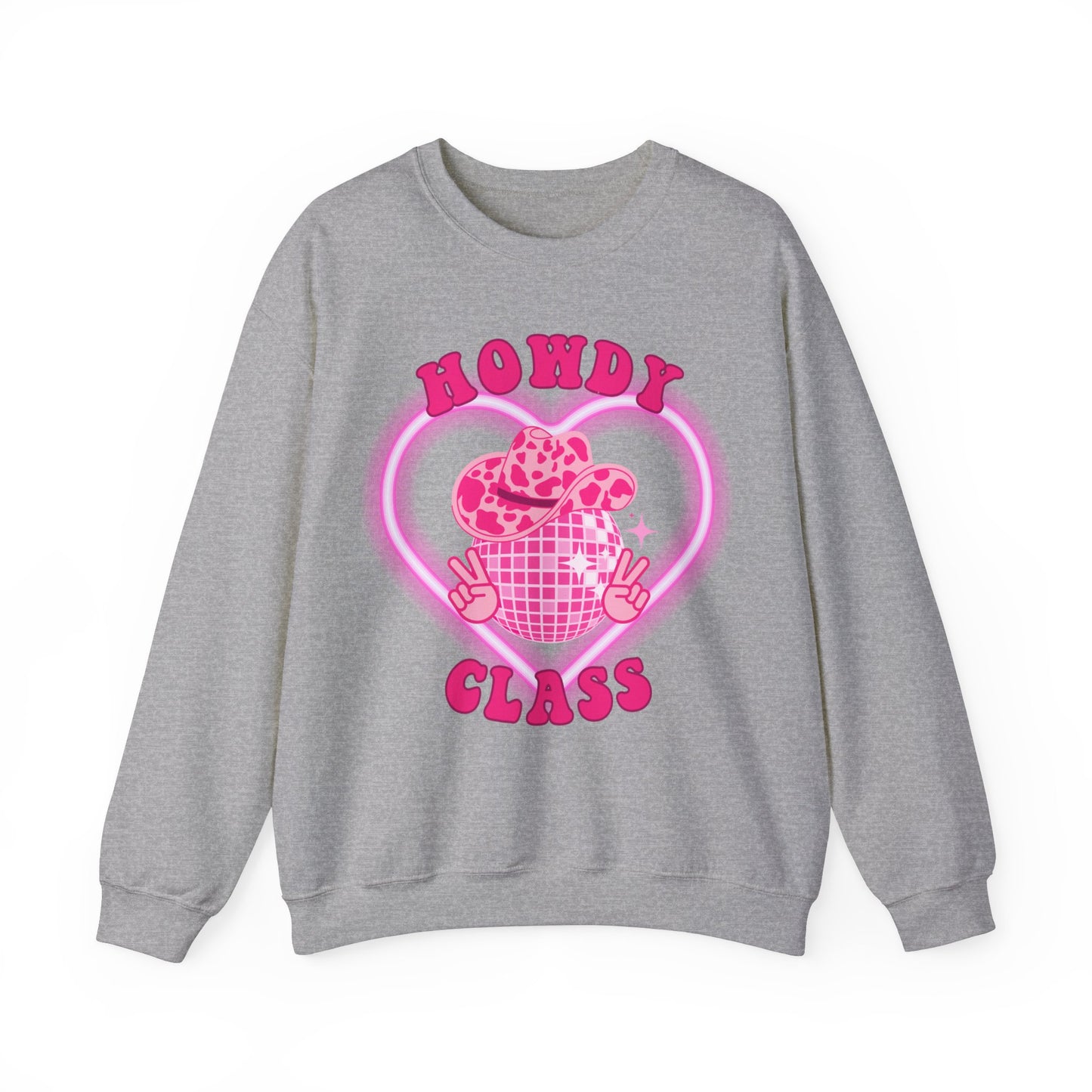 Howdy Class - Unisex Heavy Blend™ Crewneck Sweatshirt