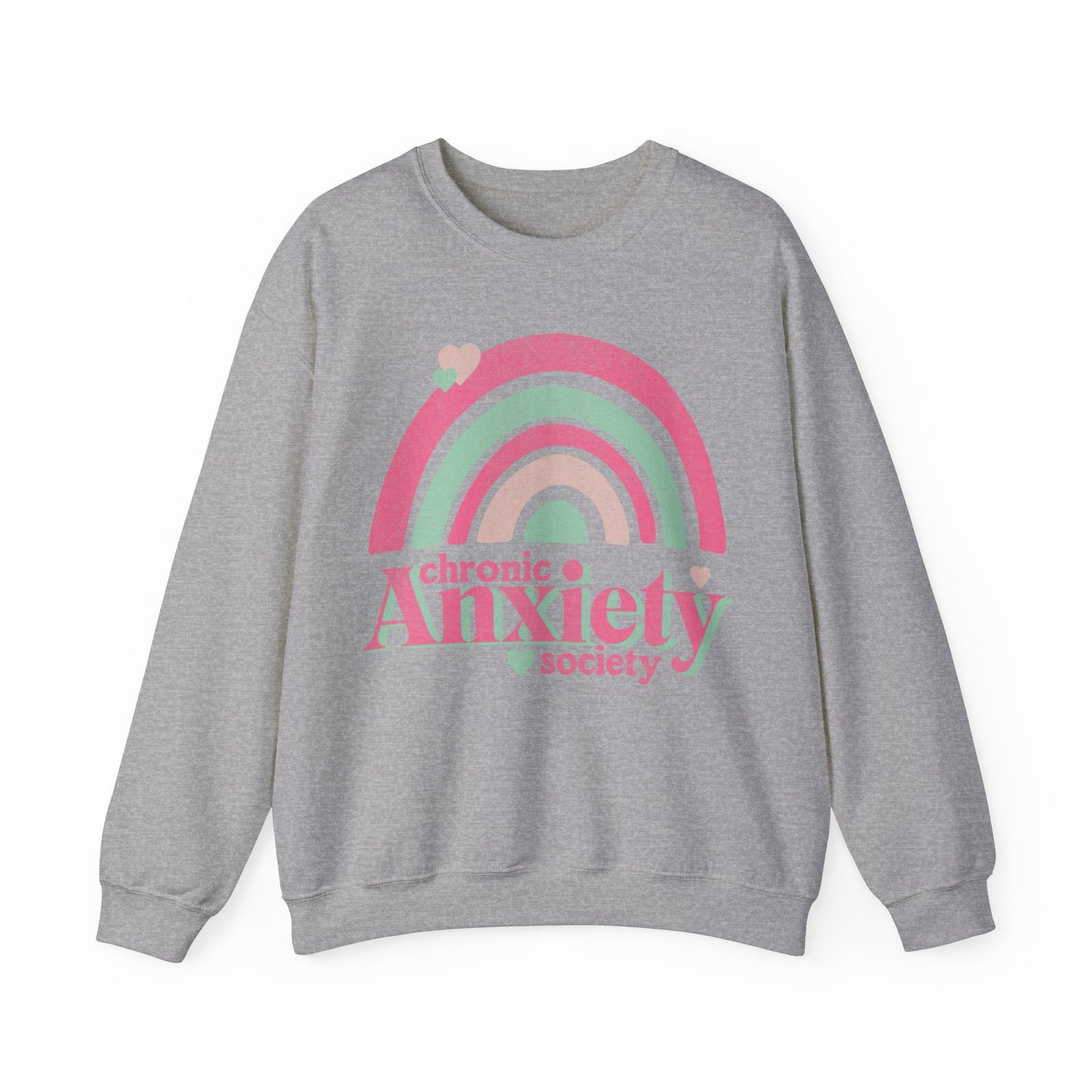 Chronic Anxiety Society - Unisex Heavy Blend™ Crewneck Sweatshirt