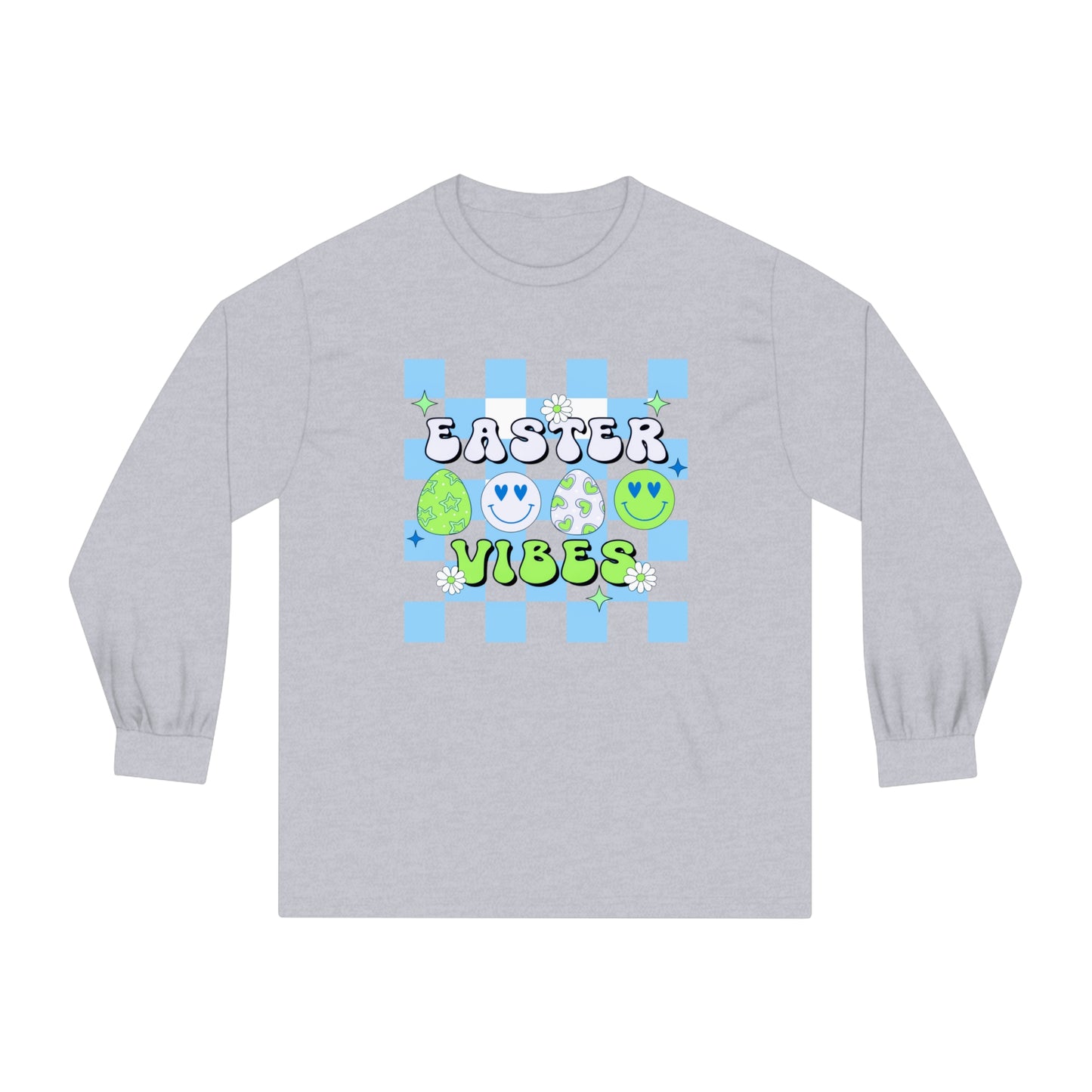 Easter Vibes Blue - Unisex Classic Long Sleeve T-Shirt