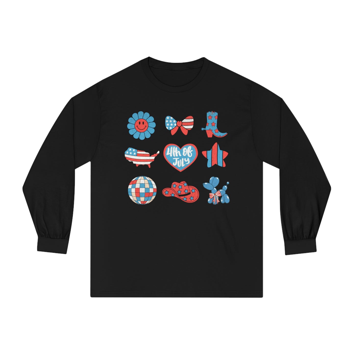 Fourth of July Collage - Unisex Classic Long Sleeve T-Shirt