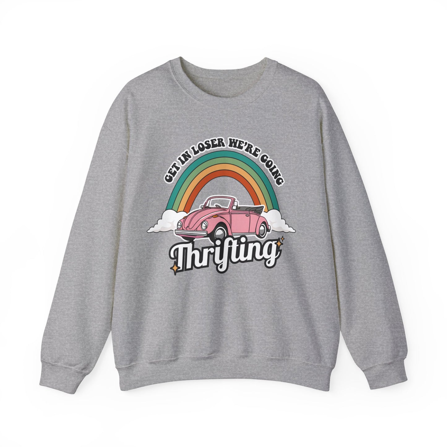 Get in Loser We’re Going Thrifting  - Unisex Heavy Blend™ Crewneck Sweatshirt