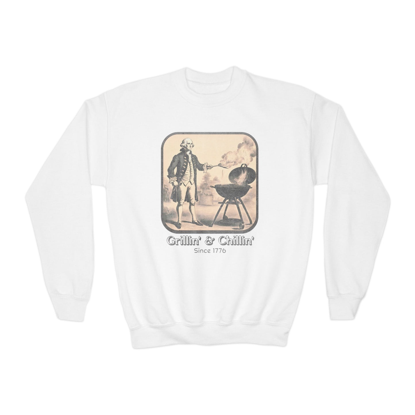 Grillin' & Chillin' - Youth Crewneck Sweatshirt