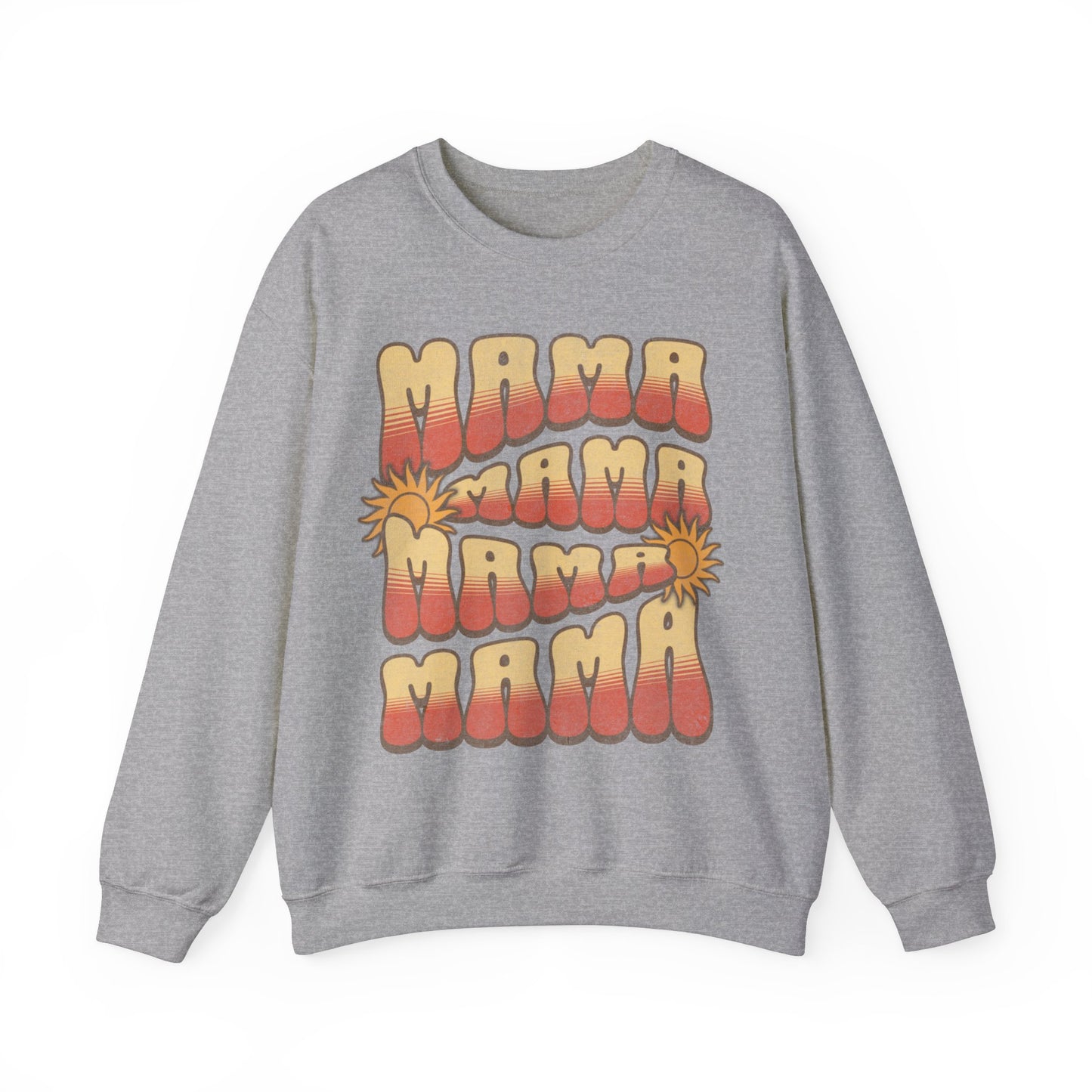 Groovy Mama - Unisex Heavy Blend™ Crewneck Sweatshirt