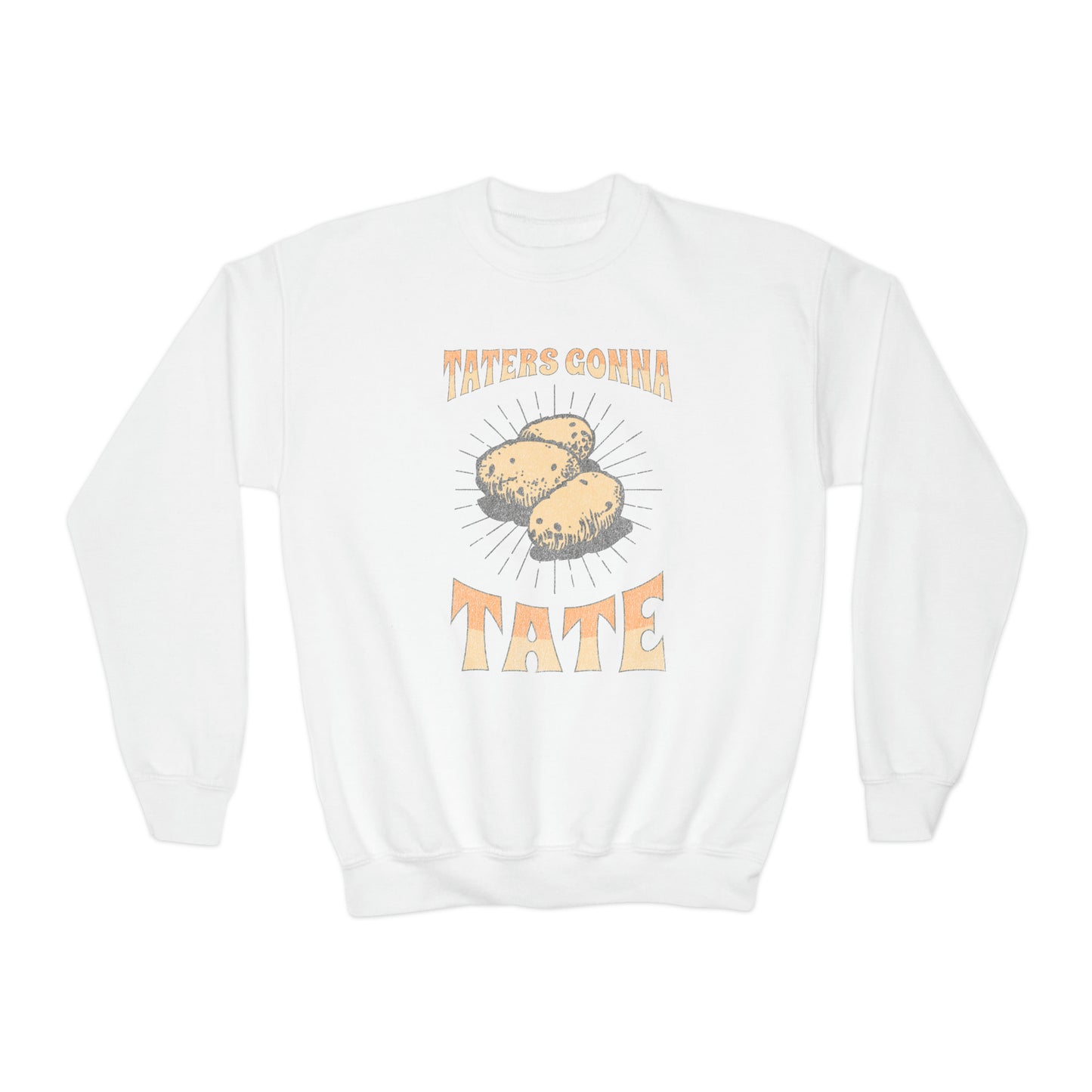 Taters Gonna Tate - Youth Crewneck Sweatshirt
