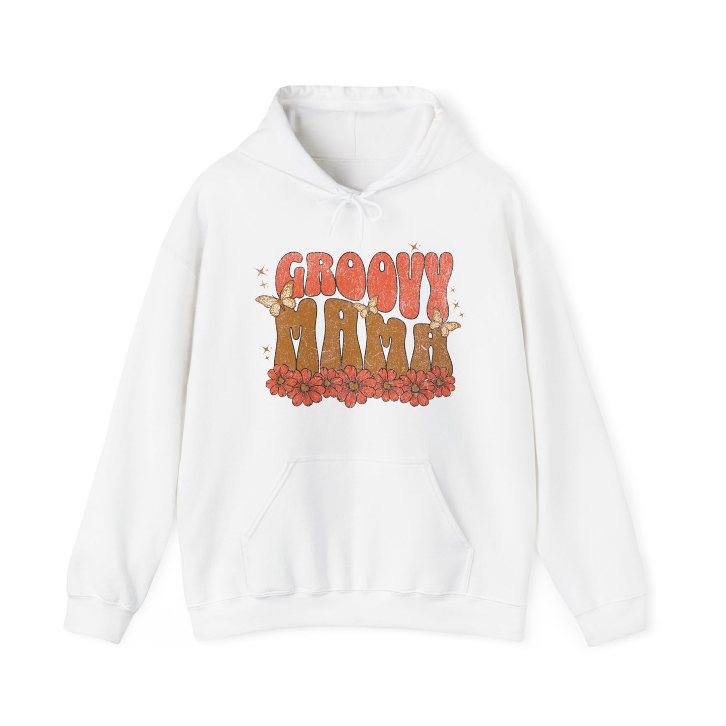 Groovy Mama - Unisex Heavy Blend™ Hooded Sweatshirt