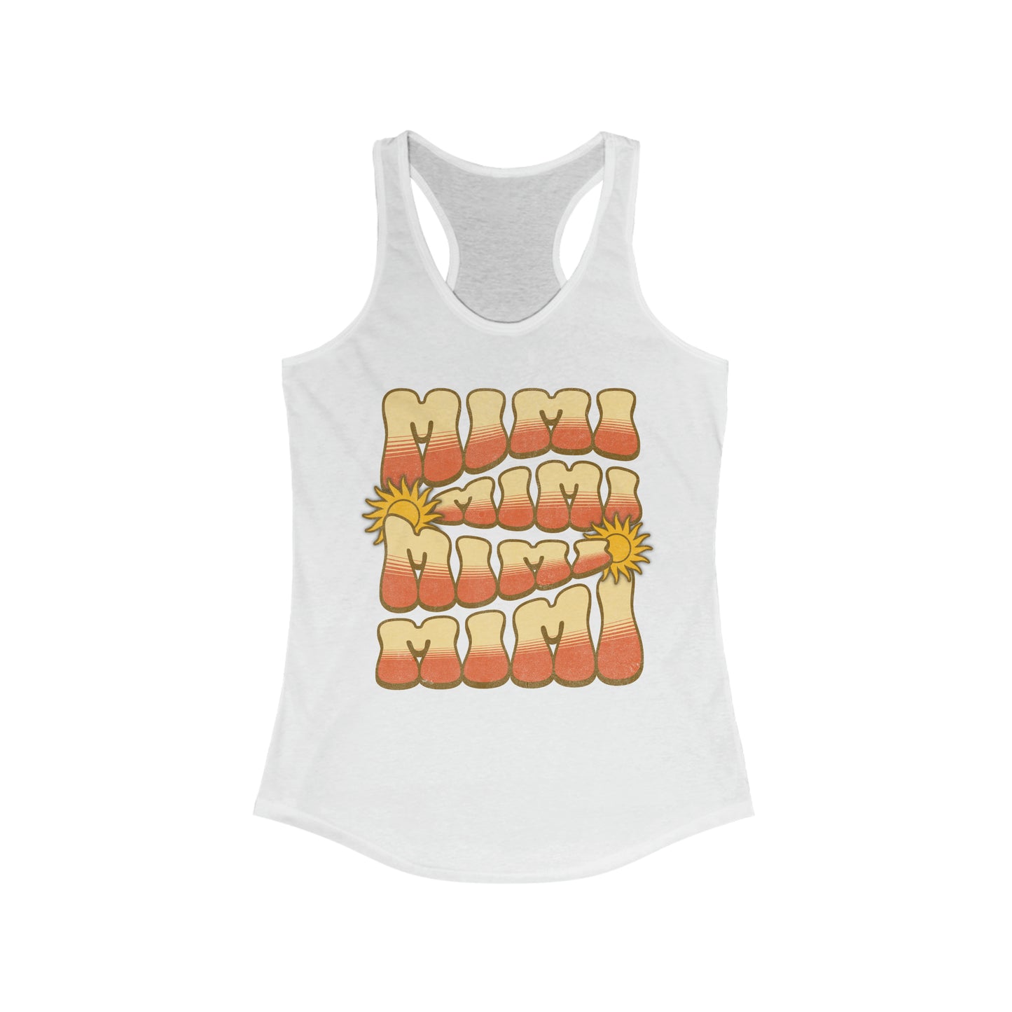 Groovy Mimi - Women's Ideal Racerback Tank