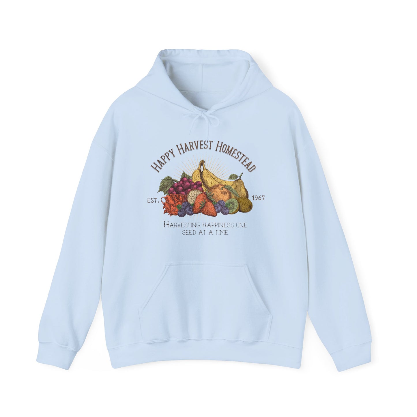 Happy Harvest Homestead, Farmers Market - Unisex Heavy Blend™ Hooded Sweatshirt