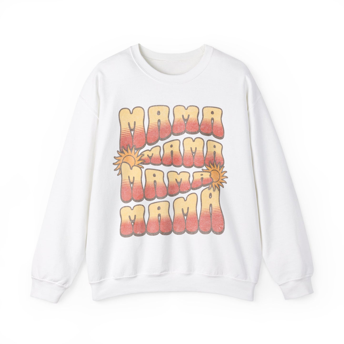 Groovy Mama - Unisex Heavy Blend™ Crewneck Sweatshirt