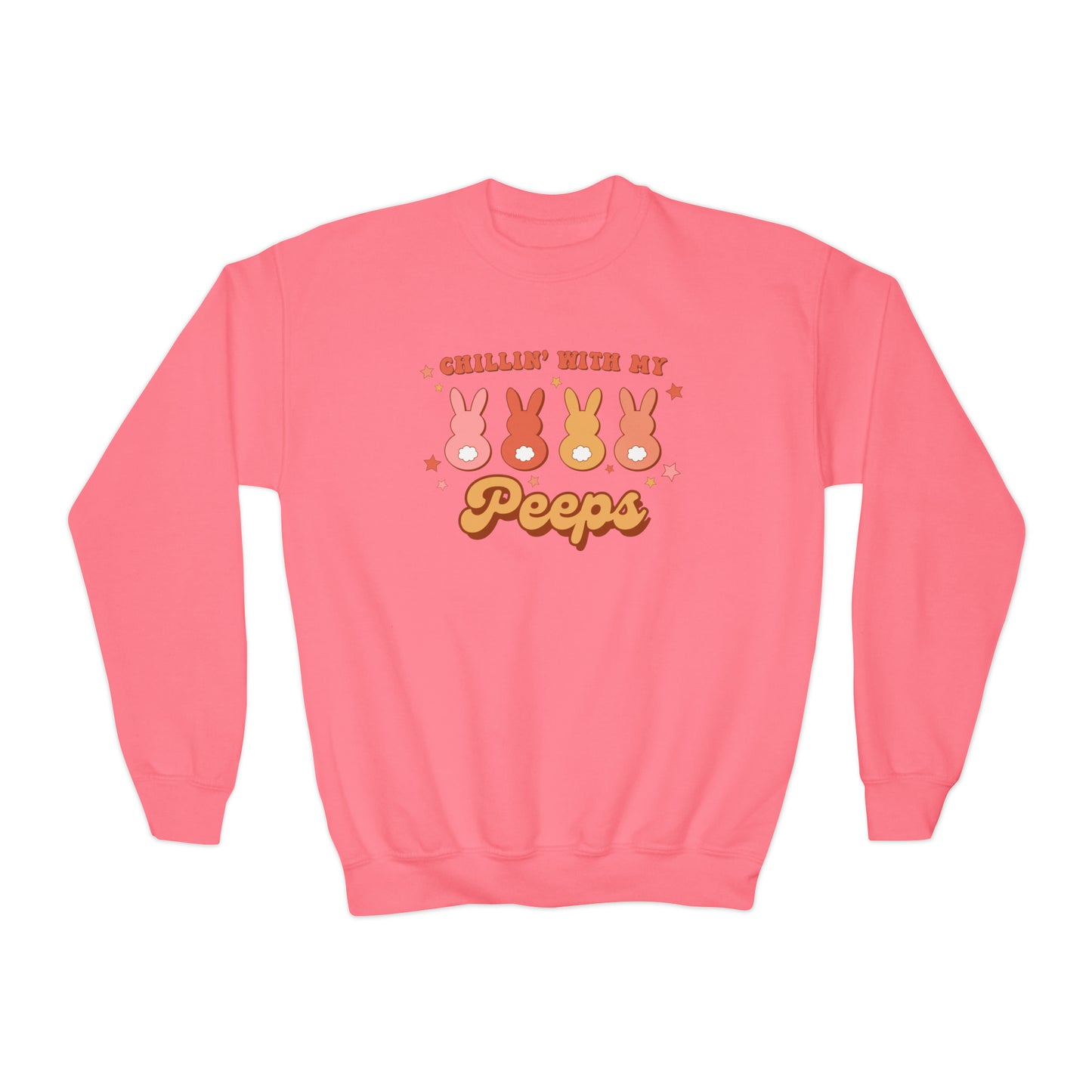 Chillin' with my Peeps - Youth Crewneck Sweatshirt