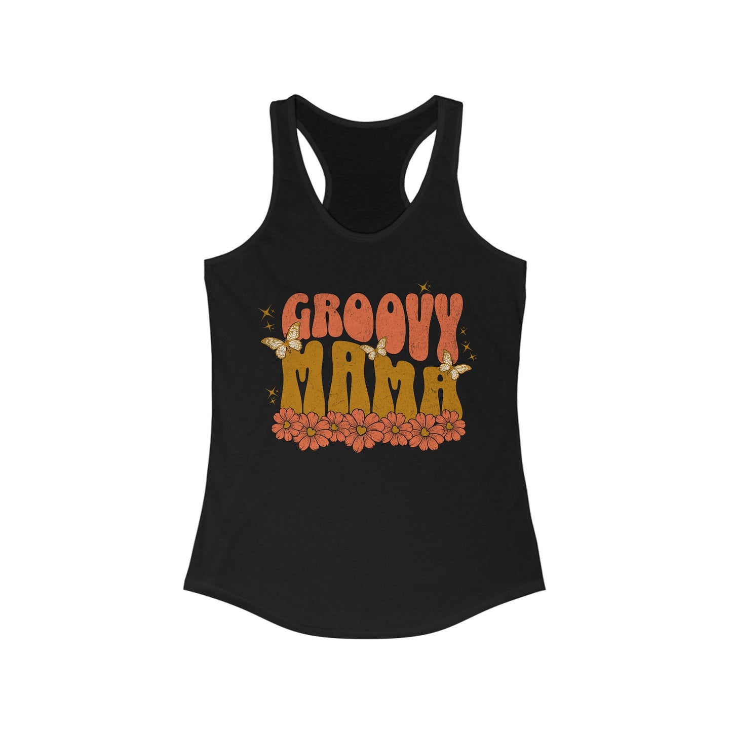 Groovy Mama - Women's Ideal Racerback Tank