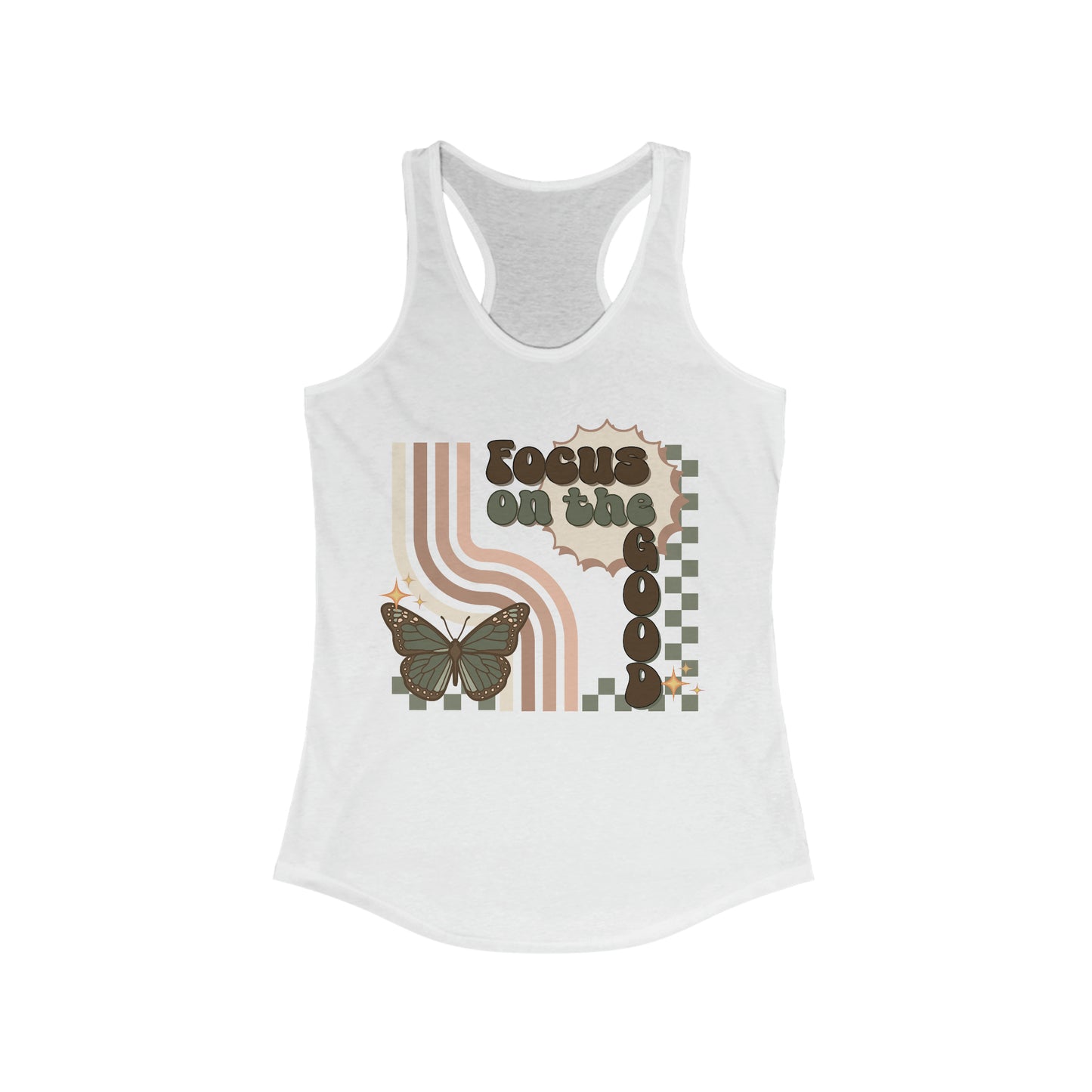 Focus on the Good - Women's Ideal Racerback Tank