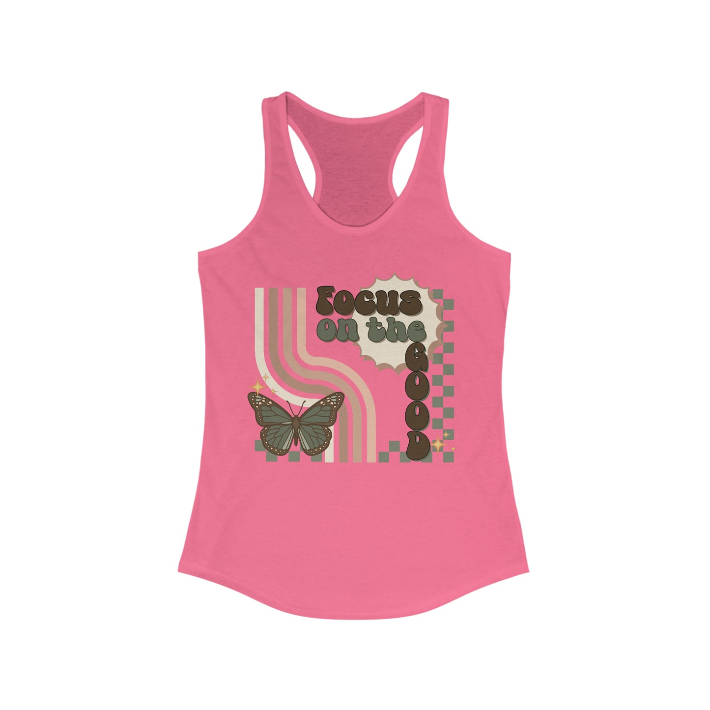 Focus on the Good - Women's Ideal Racerback Tank