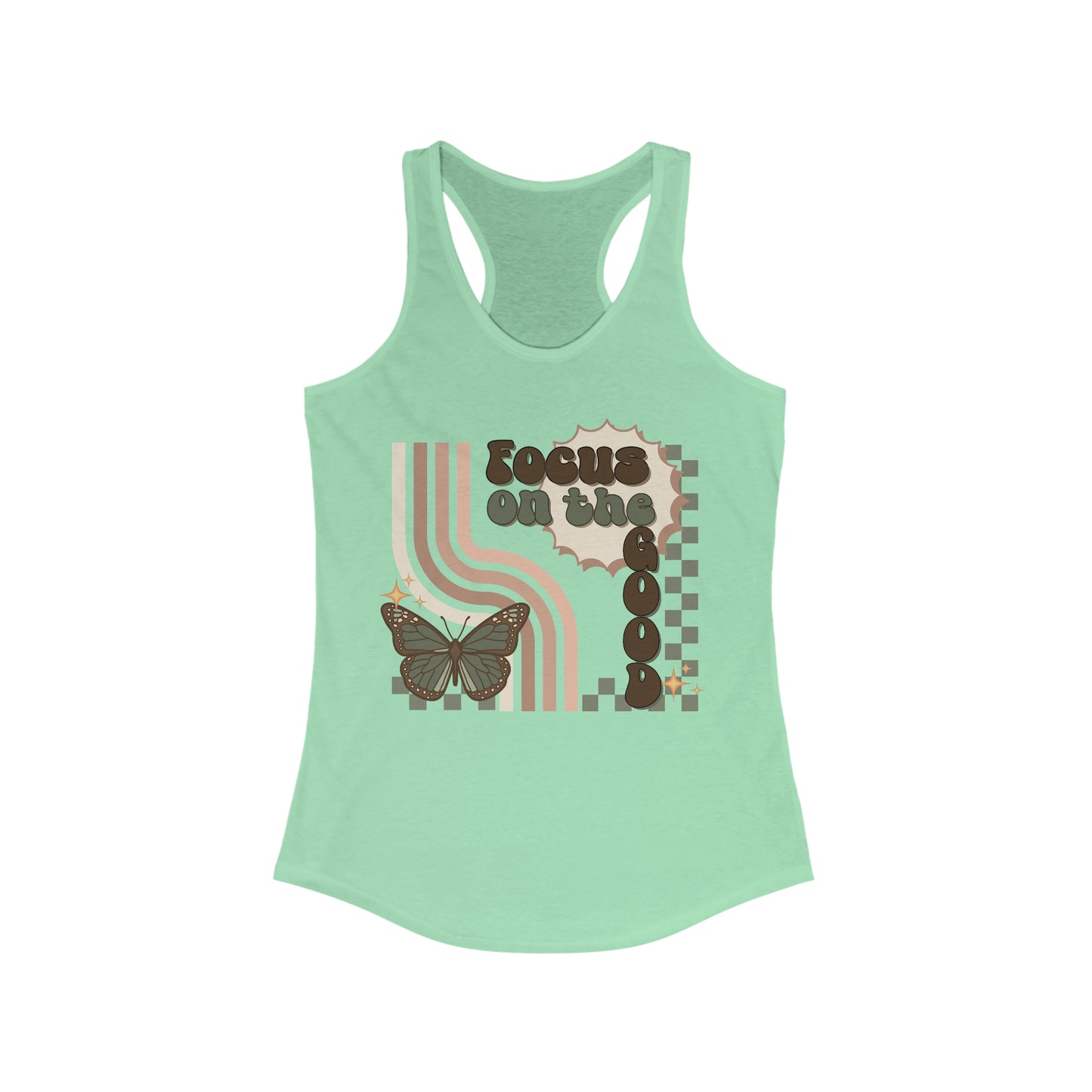 Focus on the Good - Women's Ideal Racerback Tank