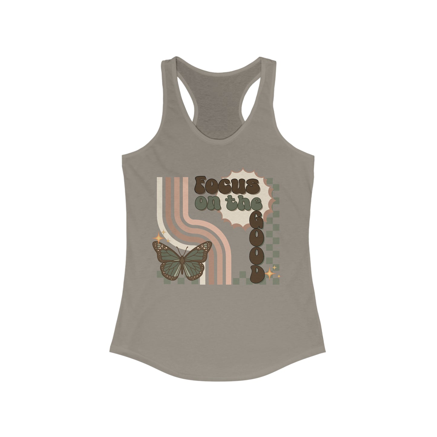 Focus on the Good - Women's Ideal Racerback Tank