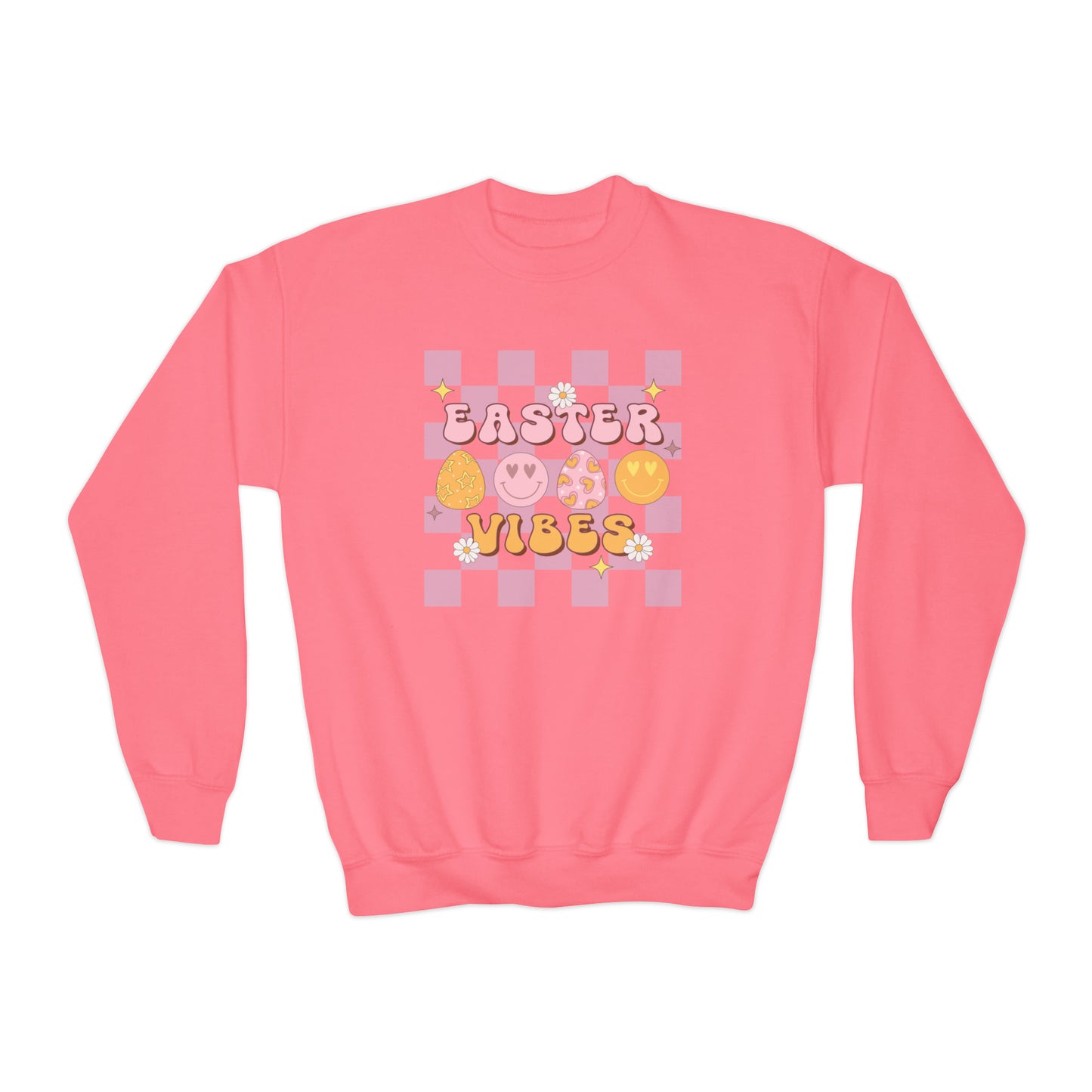 Easter Vibes Pastel - Youth Crewneck Sweatshirt