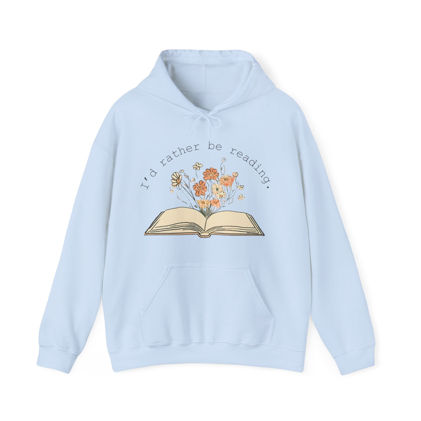 I’d Rather Be Reading - Unisex Heavy Blend™ Hooded Sweatshirt