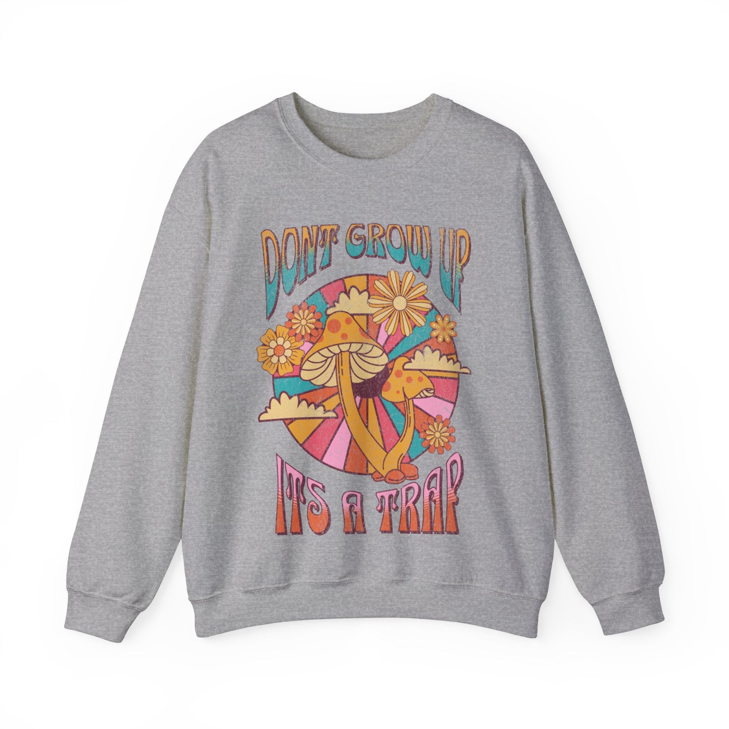 Don’t Grow Up, It’s a Trap - Unisex Heavy Blend™ Crewneck Sweatshirt