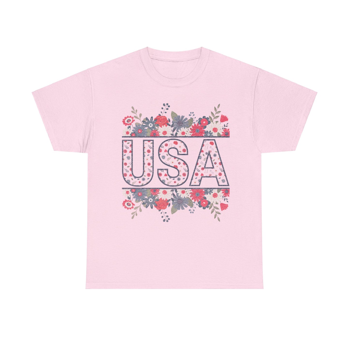 USA Floral - Unisex T-Shirt