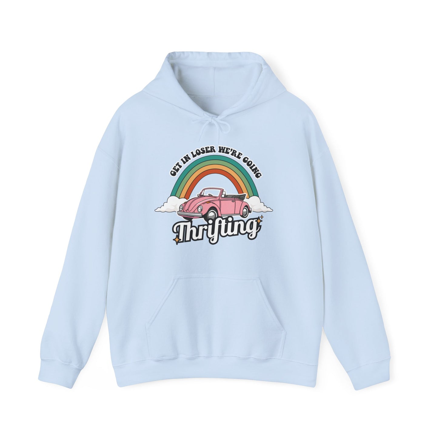 Get in Loser We’re Going Thrifting - Unisex Heavy Blend™ Hooded Sweatshirt